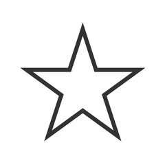 black star - star icon vector Icon