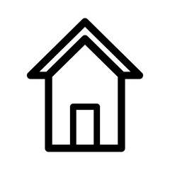 house icon isolated on white