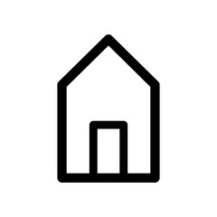 house icon isolated on white