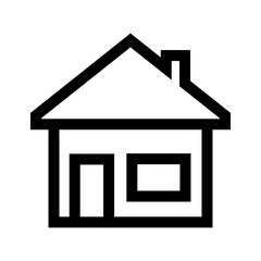 house icon isolated on white