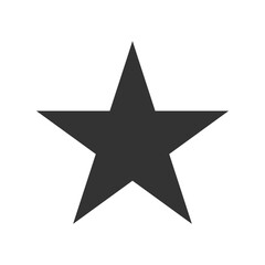 black star - star icon vector Icon