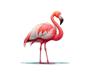 Flamingo. Vector illustration desing