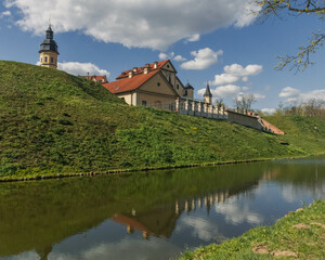 Fototapeta premium Nesvizh Castle is a palace and castle complex located in the city of Nesvizh in the Minsk region of Belarus