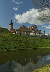 Fototapeta premium Nesvizh Castle is a palace and castle complex located in the city of Nesvizh in the Minsk region of Belarus
