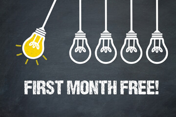 First month free!	