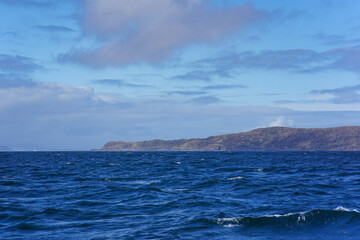Ardnamurchan Peninsula in Scotland seen from the water