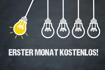 Fototapeta premium Erster Monat kostenlos! 