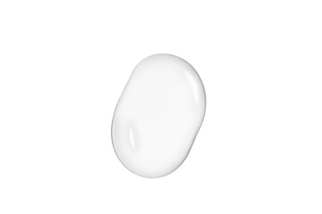 A large drop of transparent gel. PNG