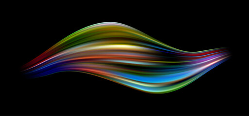 Fluffy bunch of blades of grass or hairs. Smear of dry paint, lines fluttering in the wind.