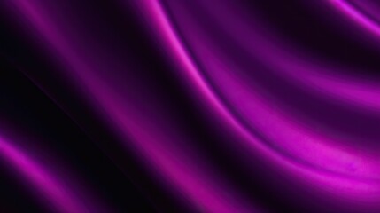 Fototapeta premium Abstract black purple magenta background. Silk satin. Plum color. Gradient. Dark elegant background with space for design. Soft wavy folds. Christmas, valentine
