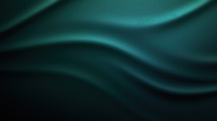 Black blue green abstract background. Gradient. Petrol color. Dark matte background with space for design. Toned fabric surface. Template. Empty