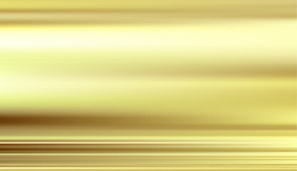 Abstract gold defocused horizontal background with horizontal smooth blurred lines. Vector eps © kastanka
