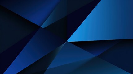 Fototapeta premium Dark blue modern background for design. Geometric shape. Triangles, diagonal lines. Gradient. Abstract. Shape envelope. Symbol. Letter, message, mail. Connection communication concept