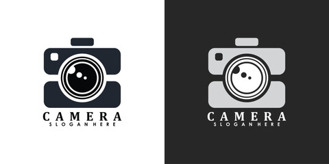 photography logo design with modern concept
