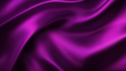 Obraz premium Abstract black purple magenta background. Silk satin. Plum color. Gradient. Dark elegant background with space for design. Soft wavy folds. Christmas, valentine
