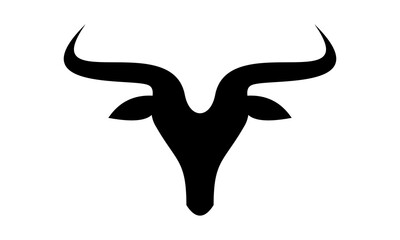 logo horn of bull and buffalo vector