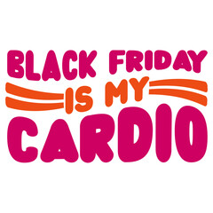 Retro Black Friday T-shirt Design, Vector