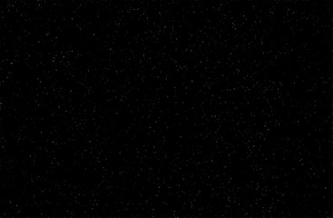 White snow fine on a black background.