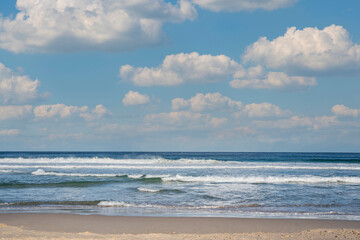 Beautiful Bondi beach and beautiful surf beach in Sydney Australia tourism.