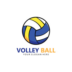 Vector Volleyball Logo Template