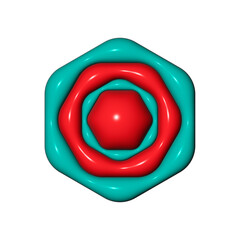 buttons 3d colorful ,star3d,polygon3d