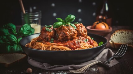 spaghetti and meatballs. Generative AI
