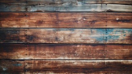 Fototapeta na wymiar Vintage wooden planks. Vintage three-dimensional wood texture. Wood background. Modern wooden-facing background. Generative AI.