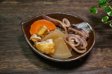 イカと大根の煮物