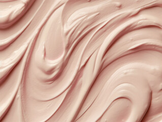 Obraz premium Abstract background with pink creamy product. AI generated image. 
