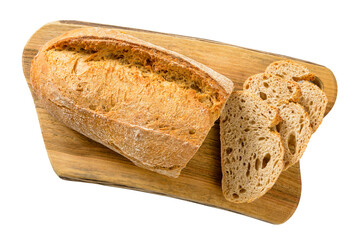 chleb na desce do krojenia