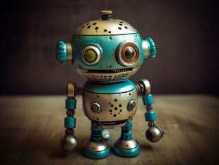 robot toy isolated