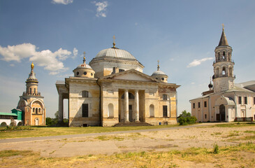 Fototapeta na wymiar Monastery of Sts. Boris and Gleb (Novotorzhsky Borisoglebsky monastery) in Torzhok. Tver region. Russia