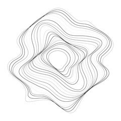 Abstract swirl vector. Futuristic technology background.