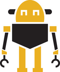 cartoon robot icon