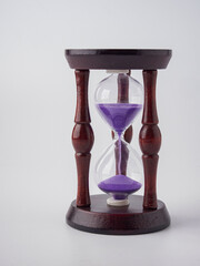 Hourglass isolated on white background