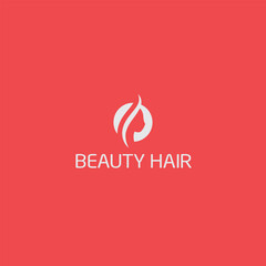 luxury woman hair salon logo design