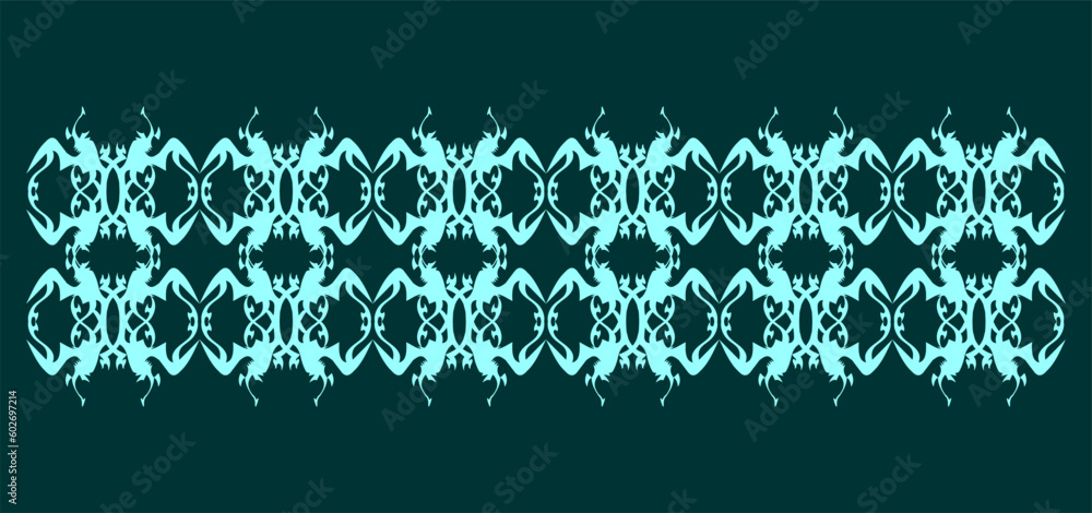 Poster motif background with a unique abstract light blue pattern