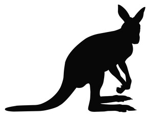 kangaroo silhouette