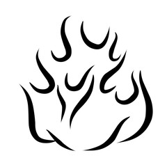 Fire line icon