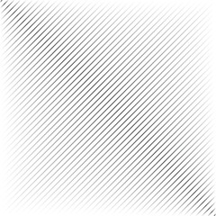 abstract geometric black thin gradient diagonal line pattern art.