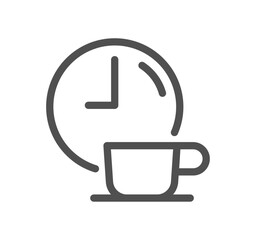 Business people and human resources related icon outline and linear vector.