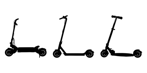 Scooter collection with silhouette style