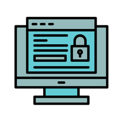 Website Security Icon Design