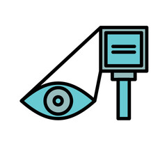 Eye Examination Icon Design