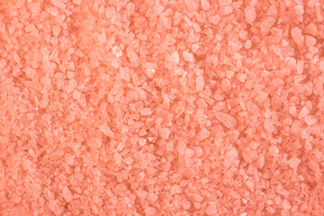 Small red crystals as background. Texture of red crystals