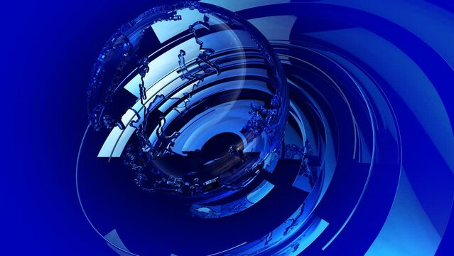 3D World News Background Loop, digital world breaking news Studio Background for news report and breaking news on world live report

