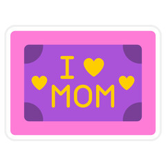 I Love Mom Icon
