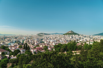 Fototapeta na wymiar view of the city from mountain