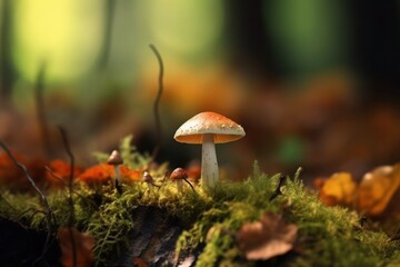 National Mushroom Hunting Day. Generative AI