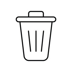 Waste icon vector stock illustration.